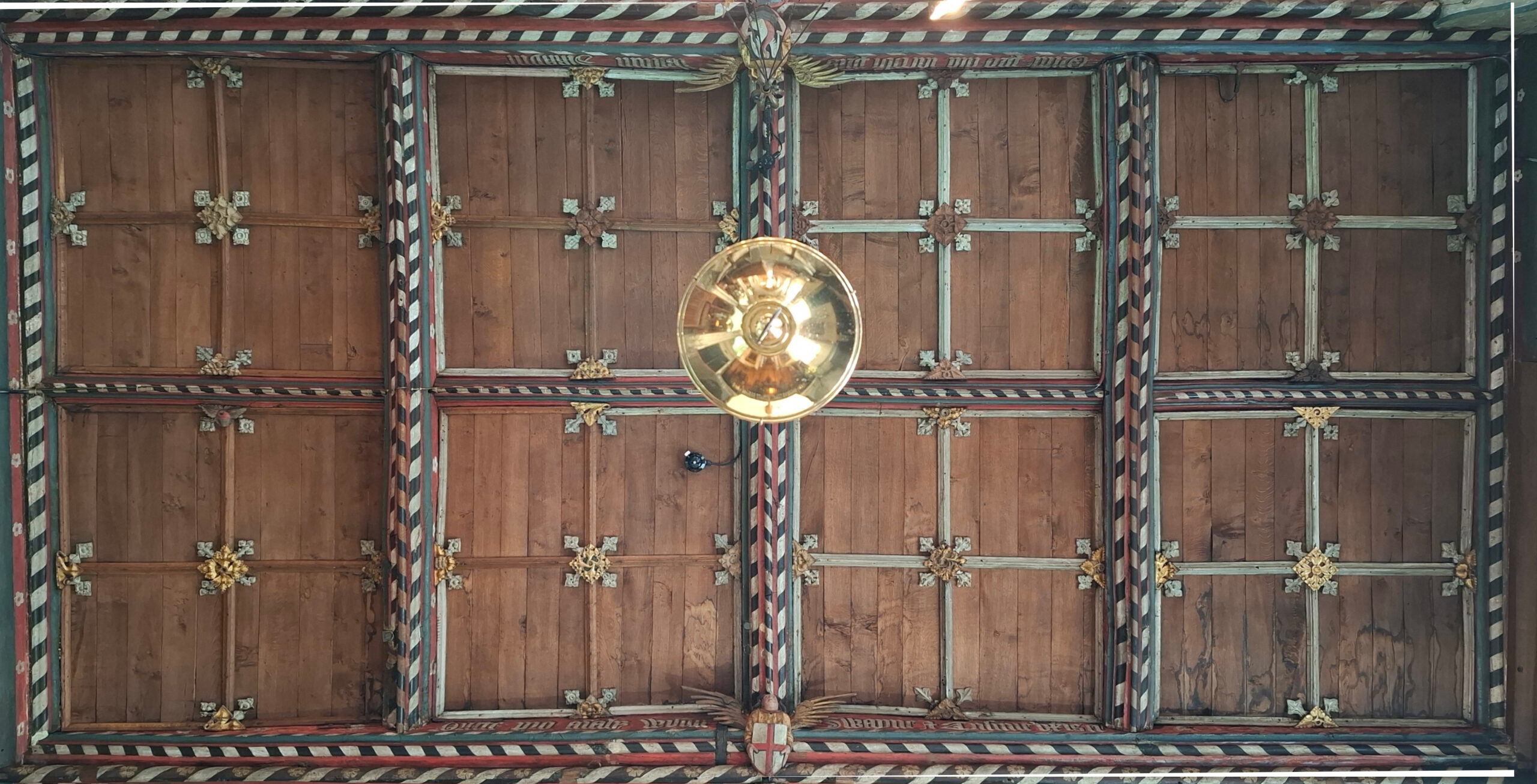 Lady Chapel Bay LC2 ceiling, displayed with west at the top